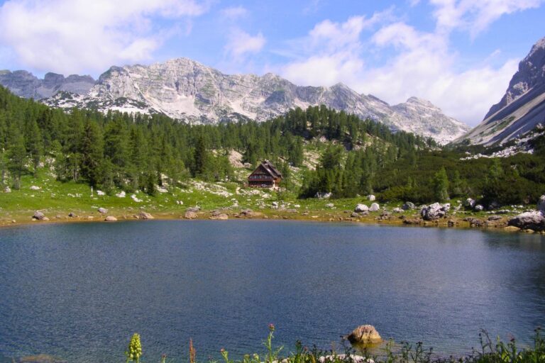 Mountain hut at the Triglav Seven Lakes Valley.